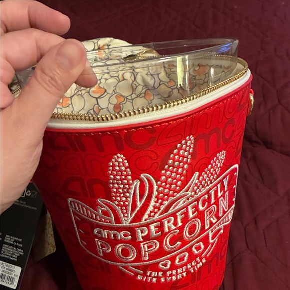 AMC Loungefly Popcorn Bucket crossbody Bag - Picture 9 of 10
